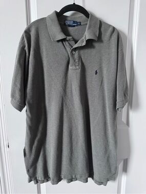 Polo by Ralph Lauren Olive Gray Short-Sleeve Polo-XL